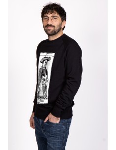 Tarot De Marseille La Force XI Men's Round Neck Sweatshirt
