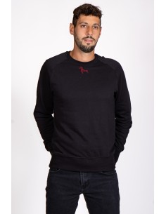 Minigami Pinscher Men's Round Neck Sweatshirt