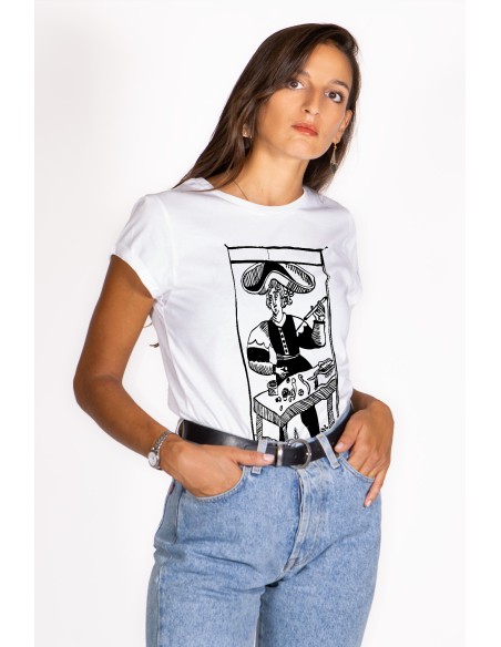 Rolled Women's T-Shirt Tarot De Marseille Le Bateleur I
