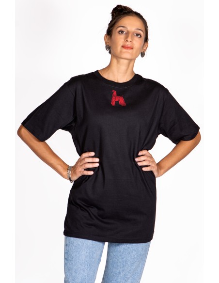 T-shirt Oversize Donna Minigami Afghan Hound