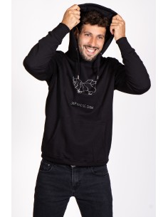 Origami Japanese Chin Men's Hoodie