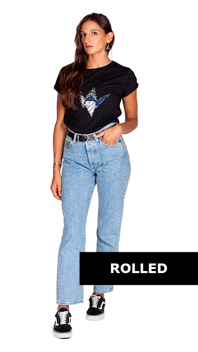 ROLLED T-SHIRT